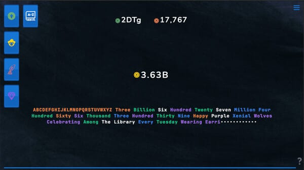 Numenclature screenshot